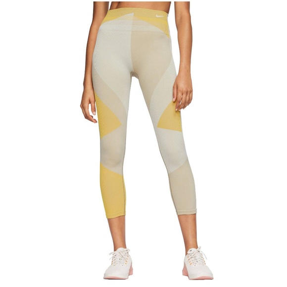 Nike Pants - Nike Sculpt Icon Clash Women's Seamless 7/8 Training Tight Leggings